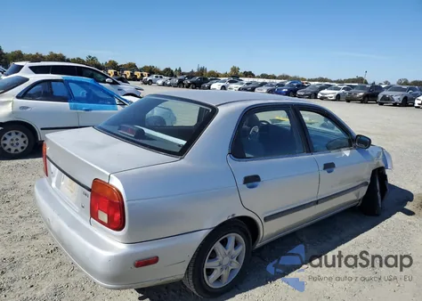 2001 Suzuki Esteem Gl из США, поврежденный, VIN JS2GB41S215208522